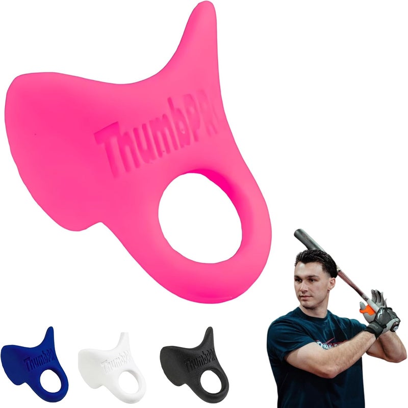 ThumbPRO Store Baseball Thumb Guard - Batting Aid & Grip Enhancer - Reduces Sting, Improves Swing - for Baseball & Softball - All Levels, Left/Right Hand - 3 Sizes - Image 1